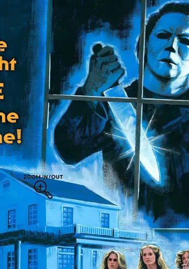 Discover Halloween 1978 Movie Poster, Jamie Lee, Premium Matte Vertical Poster