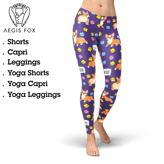 Discover Corgi Dog Leggings, Gift for Women