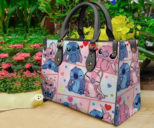 Stitch Leather Handbag, Stitch Handbag, Shoulder Bag, Gift For Her