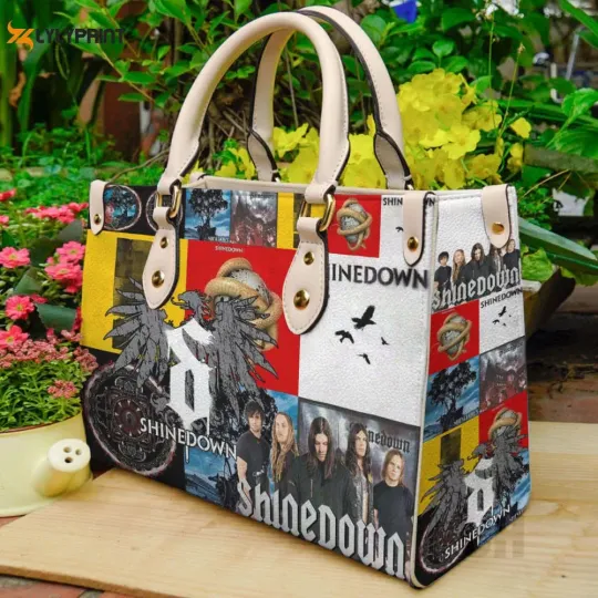 Discover shine down Leather Handbag, shine down Fan Gift Shoulder Bag