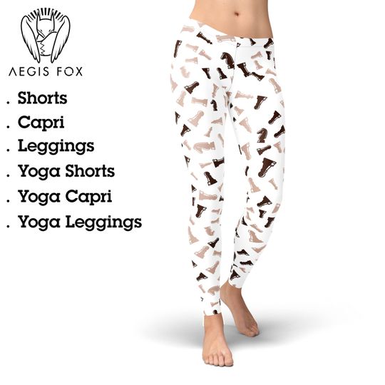 Discover Chess Pieces Leggings, Gift for Women