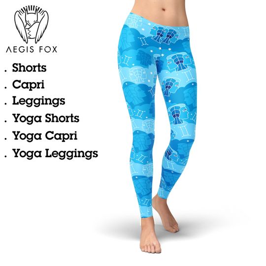 Discover Gemini Zodiac Leggings, Gift for Women