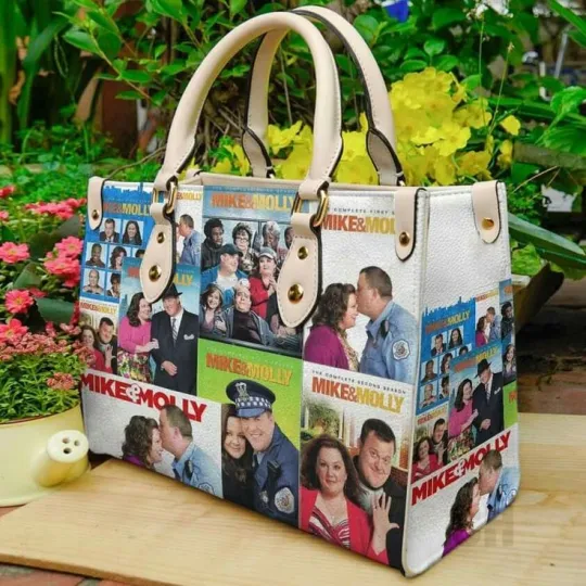 Discover Mike& Molly Women Leather Handbag ,Mike & Molly Fan Gift ShoulderBag