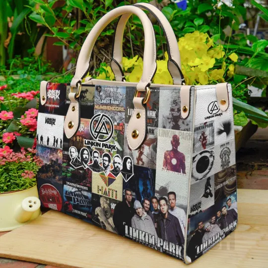 Discover Personalized Linkin Park Leather Handbag & Wallet,Linkin Park lover Gift Bag