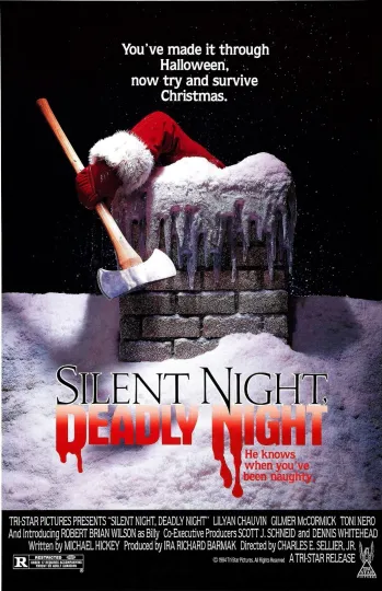 Discover Silent Night Deadly Night Movie Poster, Christmas Horror Vertical Poster