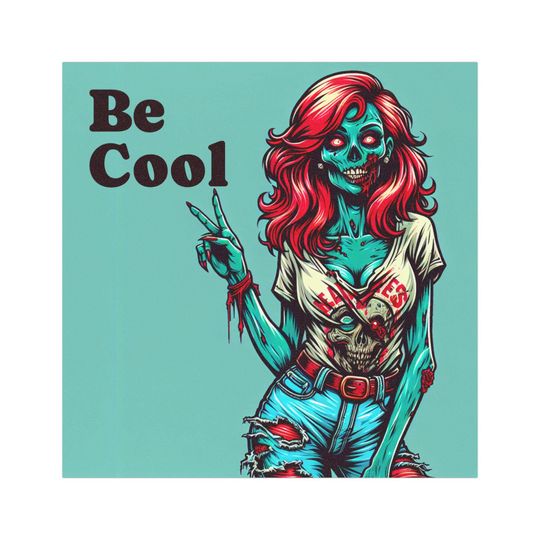 Discover Zombie Girl Car Magnet: Fun Goth Vehicle Decor