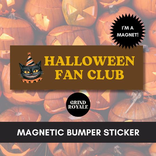 Discover Halloween Bumper Car Magnet, Funny Goth Bumper Sticker, Funny Bumper Sticker,Bumper Sticker,Unhinged Stickers,Goth Sticker, Horror Lover