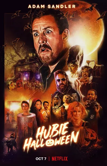 Discover Hubie Halloween Film Poster by Steven Brill 2020, Premium Matte Vertical Poster