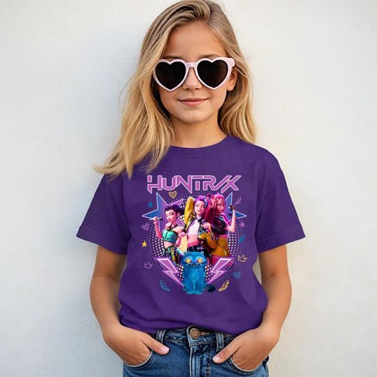 Discover Kpop Demon Hunters Shirt, Jinu Manga Shirt, Korean Pop Lover Gift, Kpop Huntrix Shirt, Demon Hunter Merch, Saja Girls Fan Shirt, Kpop Shirt