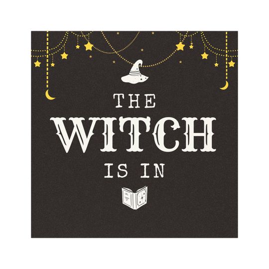 Discover The Witch is In Fridge Magnet - Cute Halloween Magnet - Witch Magnet for Home and Car