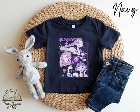 Discover Kpop Demon Hunters Kids Shirt, Jinu Manga Youth T-Shirt, Korean Pop Lover Tee, Kpop Huntrix Toddler Shirt, Demon Hunter Huntrix T-Shirt