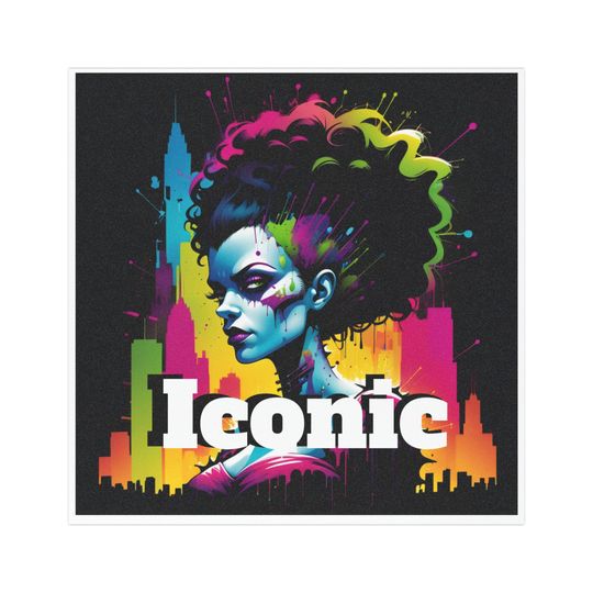 Discover Bride of Frankenstein Car Magnet - Halloween Horror Decor, Spooky Vehicle Decoration, Gothic Bride Gift, Monster Lover Present, Movie Fan