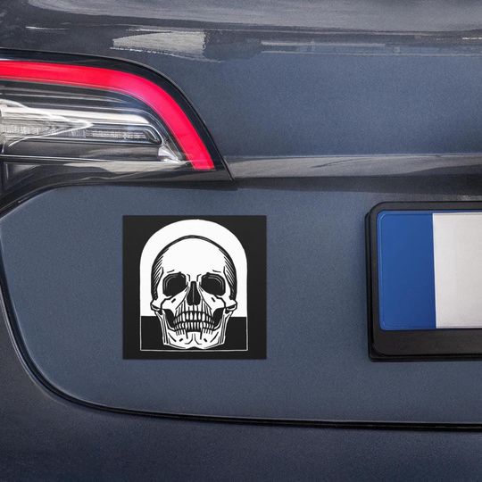 Discover Halloween Skull Julie de Graag Car magnet