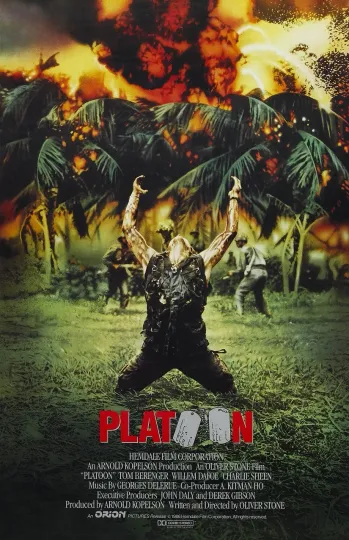 Discover Platoon Movie Poster - Charlie Sheen - Vertical Matte Poster