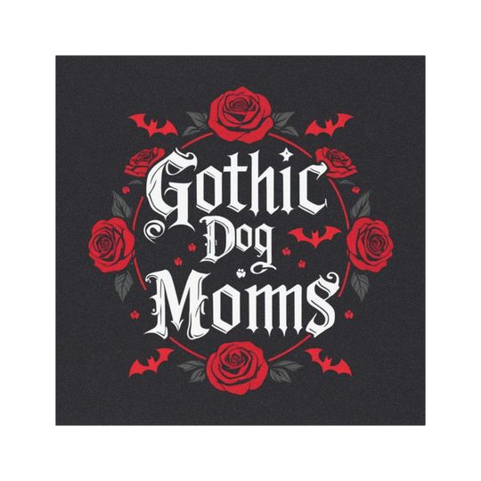 Discover Gothic Dog Mom Car Magnets, Dark Aesthetic Dog Lover Decor, Halloween Pet Gifts, Bumper Stickers, Edgy Car Accents