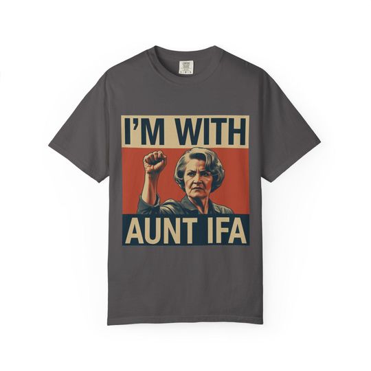 Discover Aunt Ifa anti-fascist political shirt I'm with Antifa, Anti-fascism Tee, Activist Apparel, Protest Shirt, Political