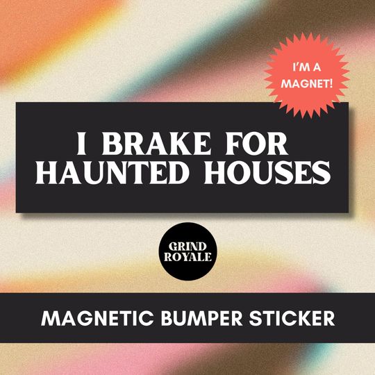 Discover Funny Horror Bumper Car Magnet, Car Magnet Funny, Funny Bumper Sticker,Bumper Sticker,Unhinged Stickers,Goth Sticker, Horror Lover Sticker