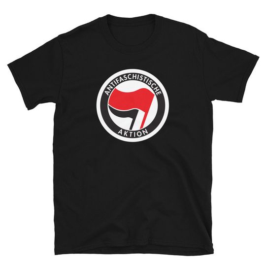 Discover Antifa Antifascist Antifaschistische Aktion T-Shirt