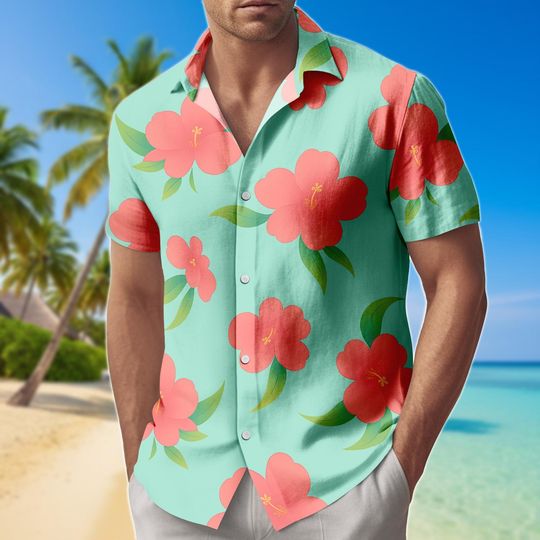 Discover Kpop Demon Hunters Button Shirt, Abby Shorts, Saja Boys Hawaii Shirt, Demon Hunter Matching Costume, Short Sleeve Shirt, Gift for Kpop