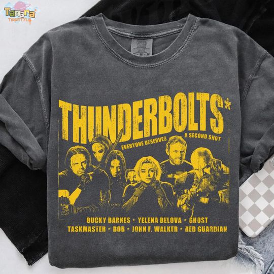 Thunderbolts Movie T-Shirt, MCU Fan Gifts, Marvel