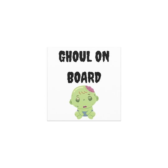 Discover GHOUL ON BOARD Car Magnet