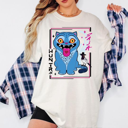 Discover Kpop Demon Hunters Tiger Shirt, Comfort Colors Derpy the Tiger And Bird Demon Hunter Tiger Shirt, Hunters Tiger Fan,Cute Kpop Movie Fan Gift