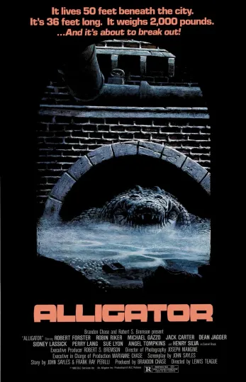Discover Alligator movie poster - 11 x 17 inches - Robert Forster