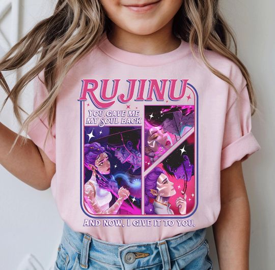Discover Kpop Huntrix Demon Hunters Shirt, Huntrix Girls T Shirt, Mira Rumi Joey Shirt, Demon Hunters Tee, Gift For Kpop Fan, Kpop Movie Shirt