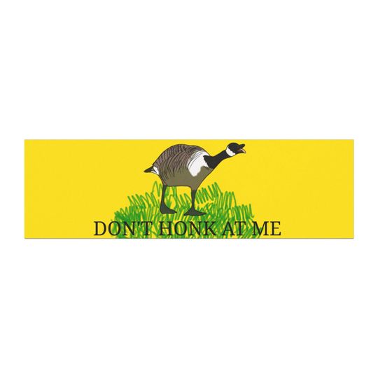 Discover Don't Honk At Me Car Magnet