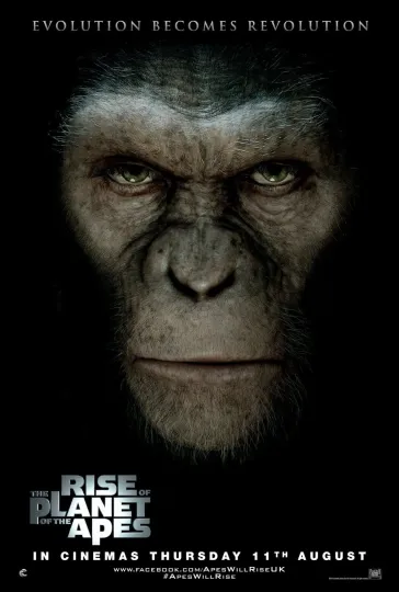 Rise Of The Planet Of The Apes Movie Poster, Vertical Premium Matte