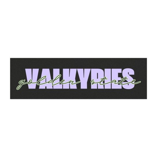 Valkyries Golden State Car Magnet - BLACK