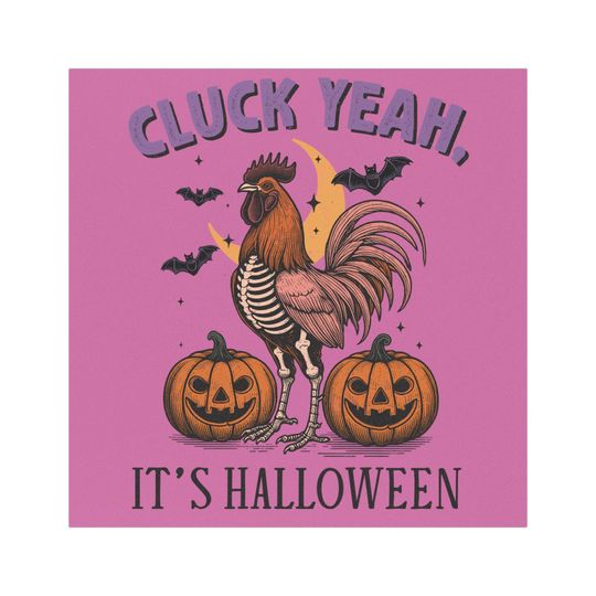 Discover Halloween Car Magnets, Cluck Yeah It's Halloween, Chicken Lover Gifts, Funny Halloween Decor, Trick or Treat Magnet, Fridge Magnet,