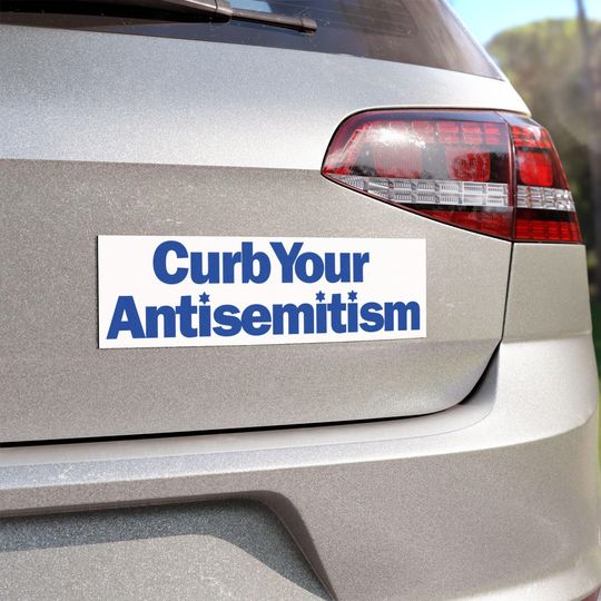 Car Magnet - Curb Your Antisemitism - Supporting Israel