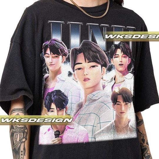 Discover Limited Jinu Saja Boys Kpop Demon Hunters Shirt, Kpop Demon Hunters Vintage T-Shirt, Gift For Women and Man Unisex T-Shirt