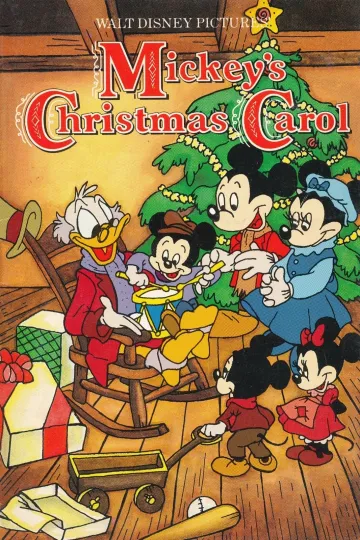 1983 Mickeys A Christmas Carol Movie Poster Scrooge McDuck Donald Duck