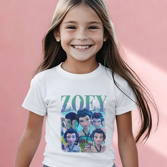 Discover Kids Kpop Movie Tshirt Zoey Demon Hunters, Huntrix t Shirt,  Kpop T Shirt, Demon Hunter Merch, kpop Gift, Kpop Movie Shirt