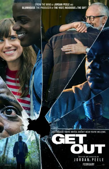 Discover Get Out Movie Poster 2017, Horror Premium Matte Vertical Poster