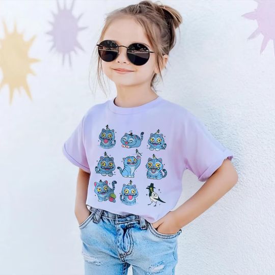 Discover Funny Demon Hunters Tiger Kids Shirt, Demon Hunter Tiger Tee for Toddlers, K-pop Shirt, Hunters Tiger Youth Tee, Cute Animal Gift