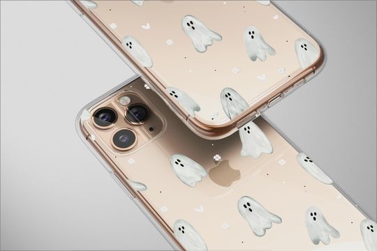 Clear A Sweet and Spooky Soiree Phone Case Cover for iPhone 16 Pro Max 16e 15 Plus 13 12 Mini SE Samsung S25 S24 S23 Google Pixel 10 9 6788