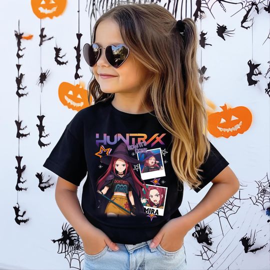 Discover Kpop Huntrix Halloween Shirt, Huntrix Put A Spell On Me Shirt, Kpop Demon Hunters Mira, Rumi, Zoey,  Derpy Tiger Tee, Gift for Huntrix fans