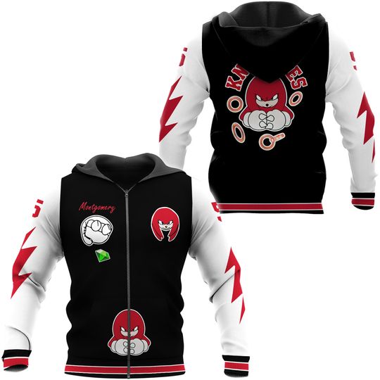 Detr0.it Lions Knuckles Montgomery Special Black Zip Hoodie