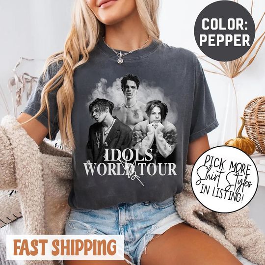 Comfort Colors Yungblud 2025 Concert Shirt, Idols World Tour 2025 Tee, Yungblud Idols Shirt, Yungblud Fan Gift, Gift for music lover
