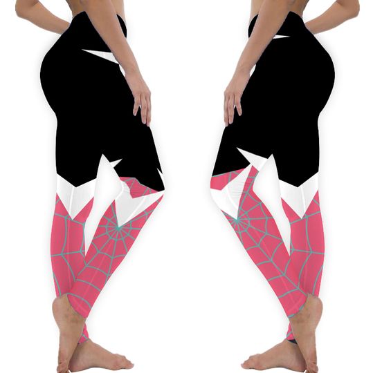Spider Ghost Friend Yoga Leggings