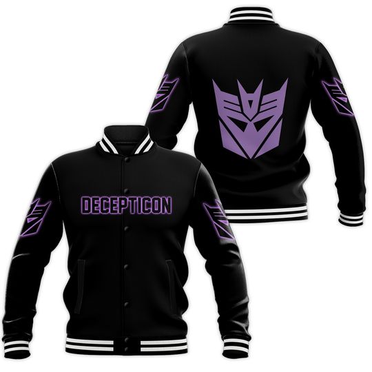 Transformers Decepticon Baseball Jacket for Fans