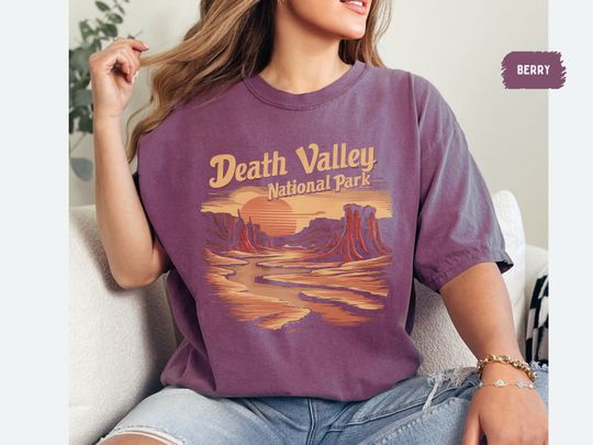 Discover Vintage Death Valley National Park Shirt Desert Shirt California Shirt Hiking tee Comfort Colors Shirt Death Valley gift Mojave Desert Vibes