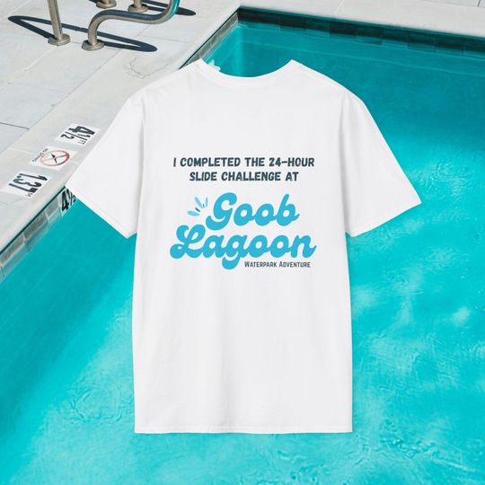 Discover Caseoh Goob Lagoon 24-Hour Slide Challenge Graphic T-Shirt