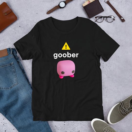 Discover Goober, Funny Meme Shirt, Ironic Shirt, Weirdcore Clothing, Shirt Joke Gift, Oddly Specific, Unhinged Shirt, Cursed Image