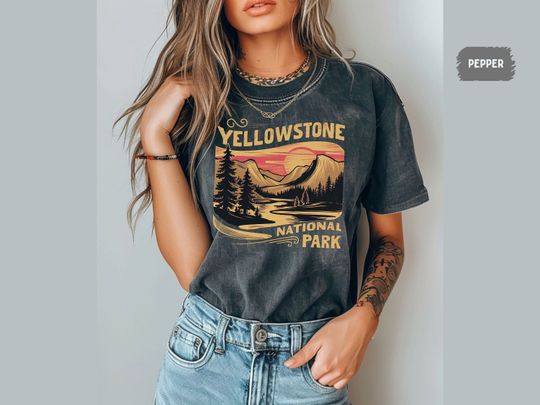Discover YStone National Park T-Shirt, Montana Vintage Shirt, Wyoming tee, YStone Family Trip, YStone Park gifts Hiking trip