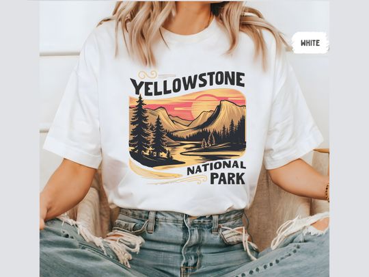 Discover YStone National Park T-Shirt, Montana Vintage Shirt, Wyoming tee, YStone Family Trip, YStone Park gifts Hiking trip
