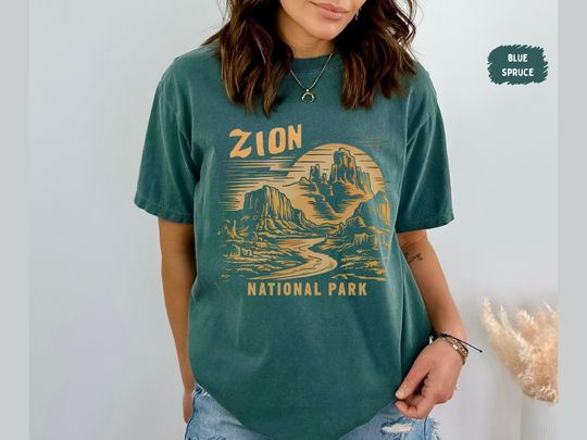 Discover Zion National Park T-Shirt, Vintage Zion National Park gift, Zion National Park, Camping tee